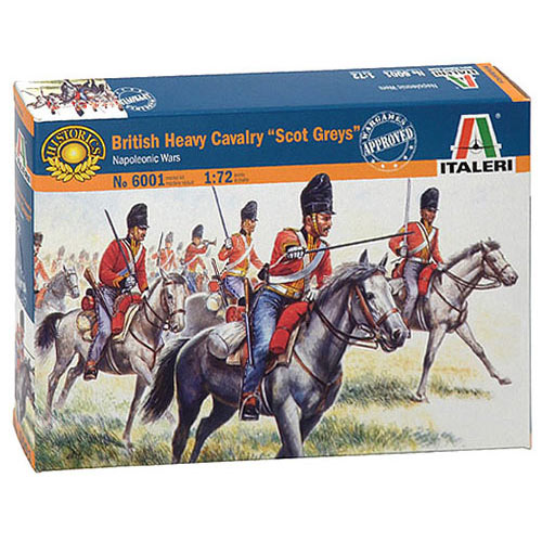 ITALERI British Heavy Cavalry 6001 1:72 Model Kit Figures