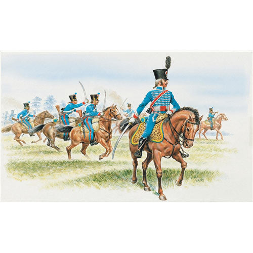 ITALERI French Hussars 6008 1:72 Model Kit Figures