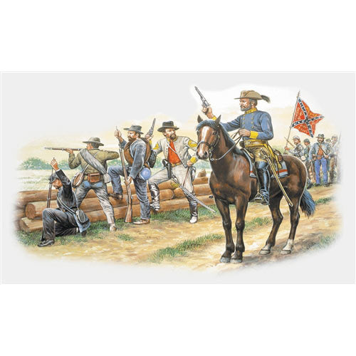ITALERI American Civil War Troops (1863) 6014 1:72 Figures Model Kit