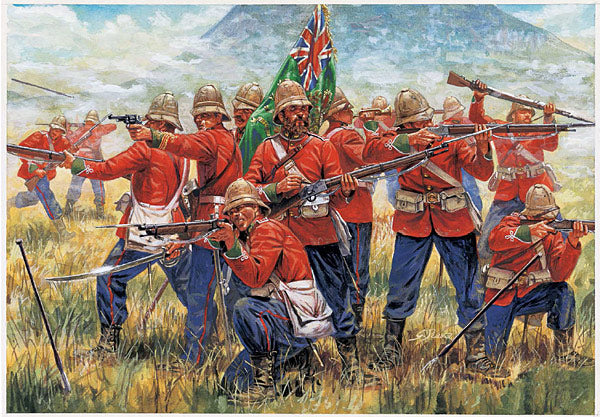 ITALERI Zulu Wars - British Infantry 6050 1:72 Figures Model Kit