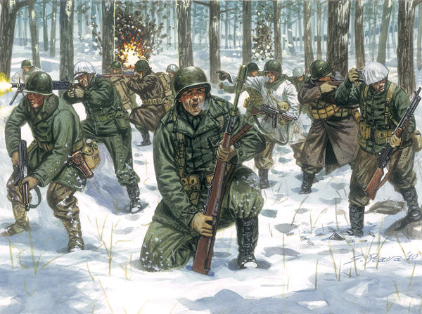 ITALERI WWII US Infantry (winter uniform) 6133 1:72 Model Kit