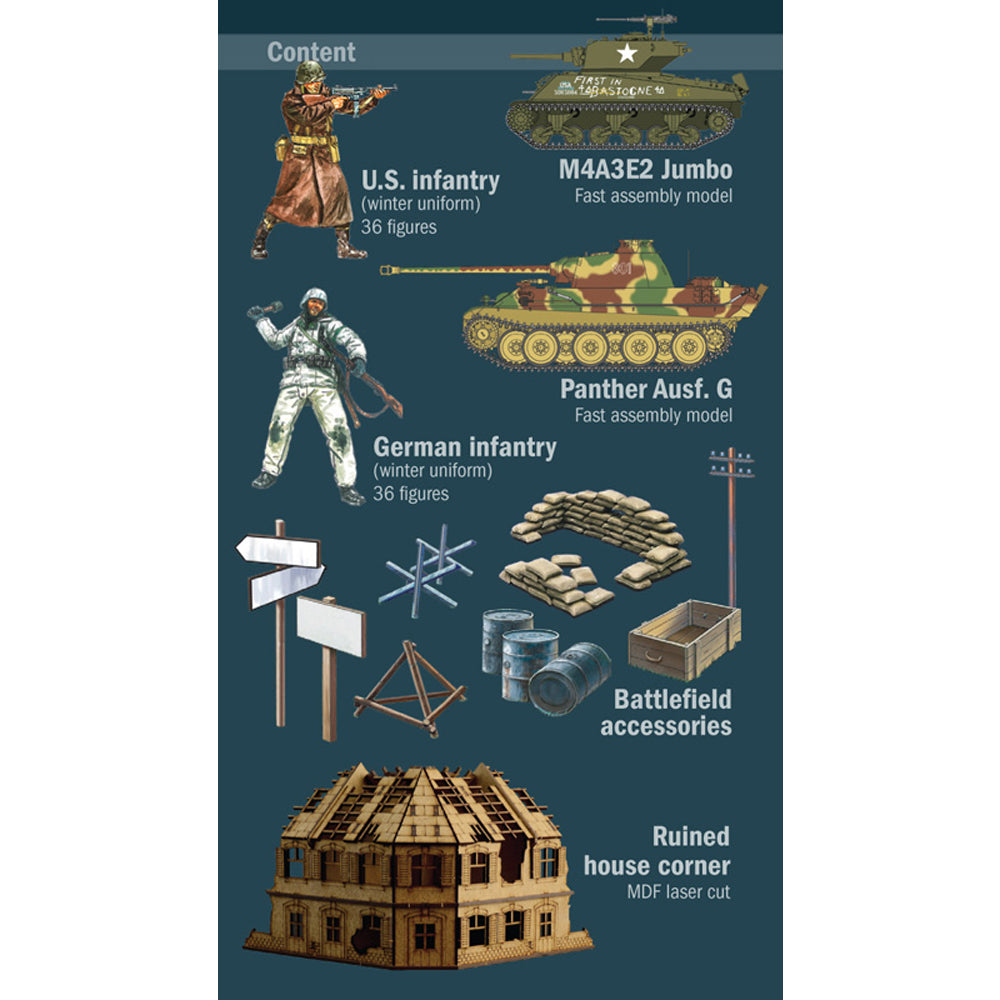 Italeri 6186 Bastogne Siege Diorama 1:72 Model Kit