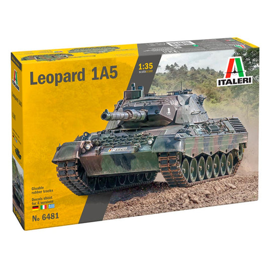 Italeri Leopard 1A5 1:35 Plastic Model Kit 6481
