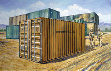 ITALERI 20ft Container 6516 1:35 Military Vehicle Model Kit