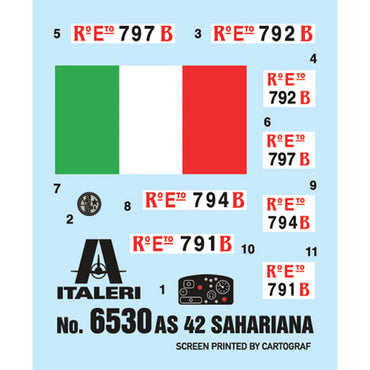 Italeri 6530 AS-42 Sahariana 1:35 Model Kit