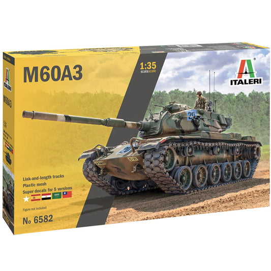 Italeri 6582 M60A-3 Tank 1:35 Plastic Model Tank Kit