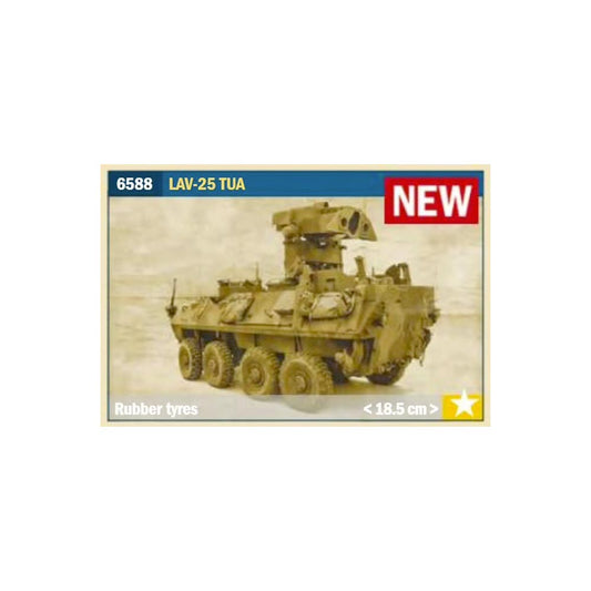 Italeri 6588 LAV-25  T.U.A.1:35 Plastic Light Armored Vehicle Model Kit