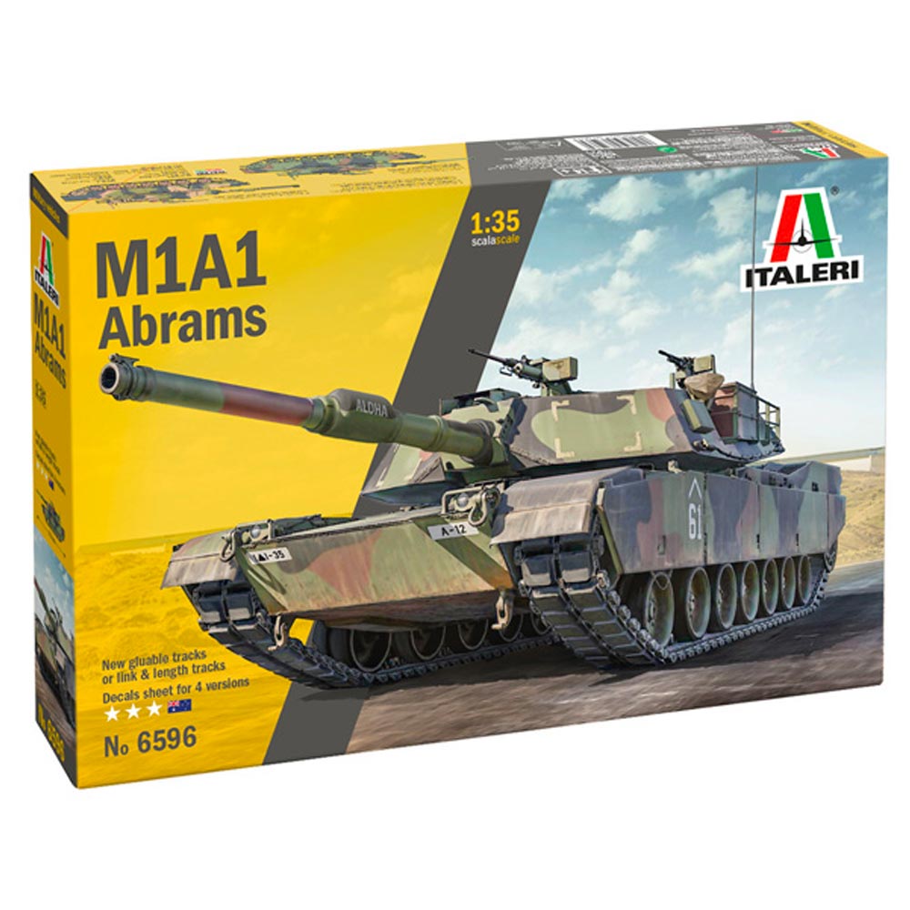 Italeri 6596 M1A1 Abrams 1:35 Plastic Model Kit