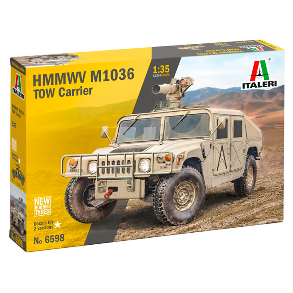 Italeri 6598 HMMWV M1036 TOW Carrier Humvee 1:35 Model Kit