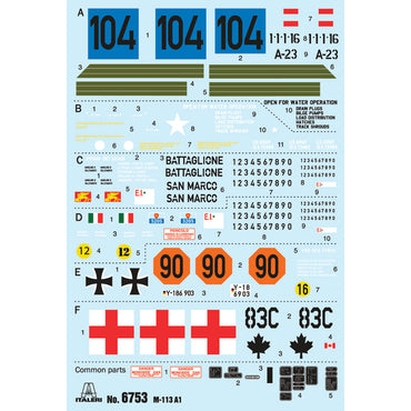 Italeri 6753 M113A1 APC Armoured Personnel Carrier 1:35 Model Kit