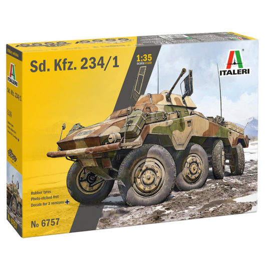 Italeri 6757 Sd.Kfz. 234/1 Armoured Car 1:35 Model Kit