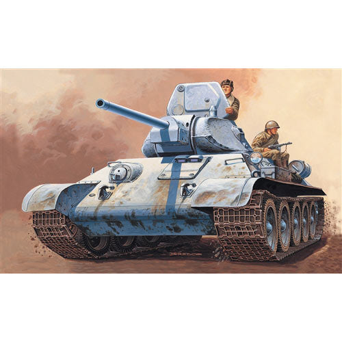 ITALERI T34/76 Russian Tank 7008 1:72 Military Vehicle Model Kit