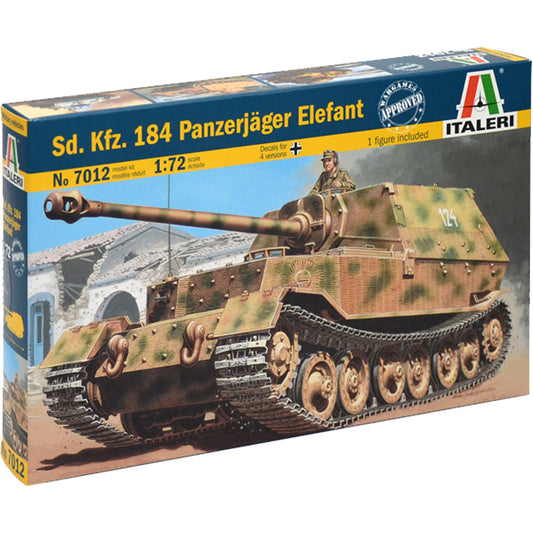 ITALERI Panzerjager Elefant 7012 1:72 Military Model Kit