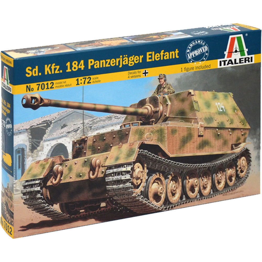 ITALERI Panzerjager Elefant 7012 1:72 Military Model Kit