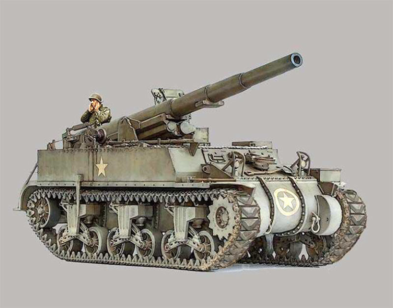 ITALERI 7076 M-12 GMC Self-Propelled Gun 1:72 Military Model Kit
