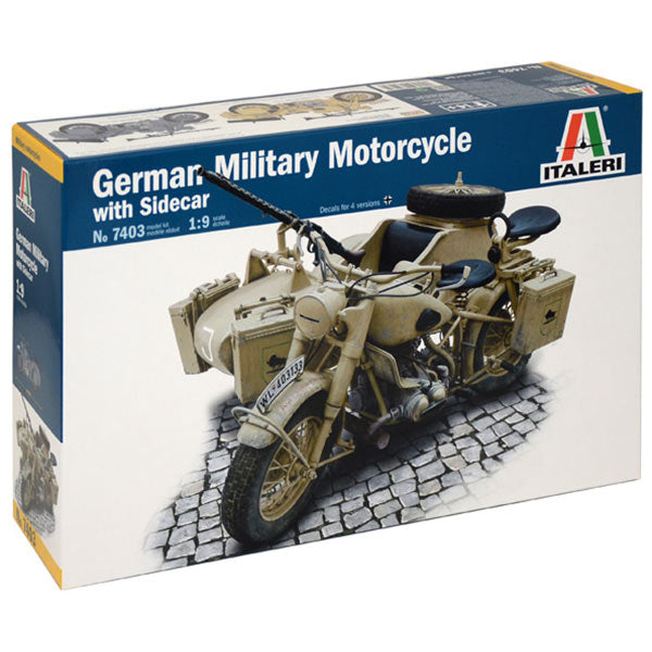 ITALERI 7403 BMW R75 with Sidecar 1:9 Bike Model Kit