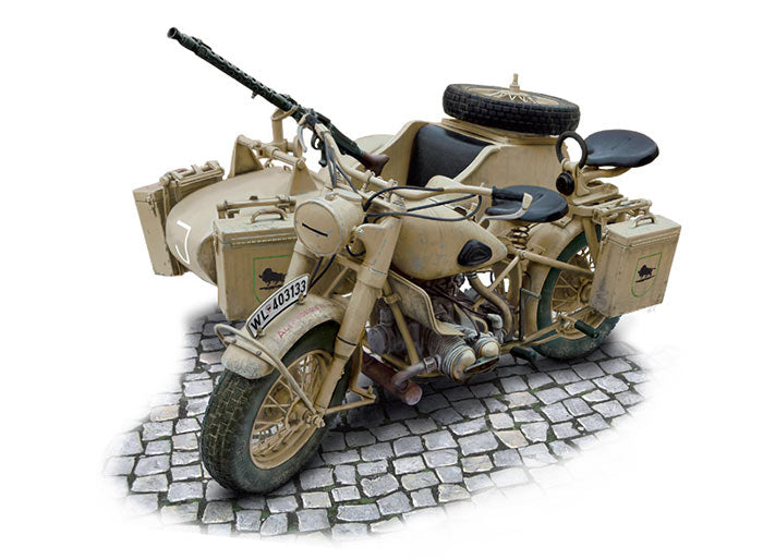 ITALERI 7403 BMW R75 with Sidecar 1:9 Bike Model Kit