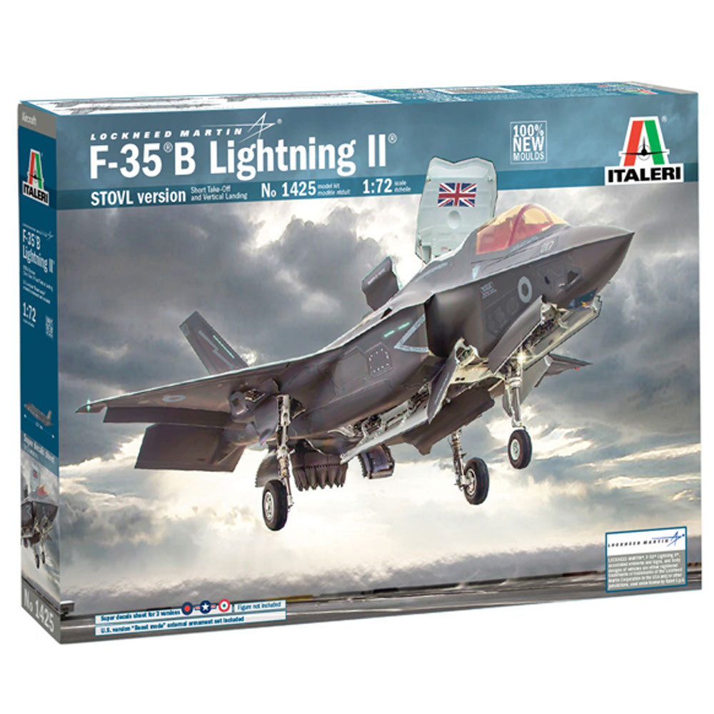 ITALERI 1425 RAF Lockheed Martin F-35B Lightning II 1:72 Plastic Model Plane Kit