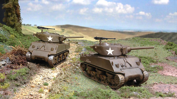 ITALERI M4a3e2 Jumbo x2 7520 1:72 Military Vehicle Model Kit