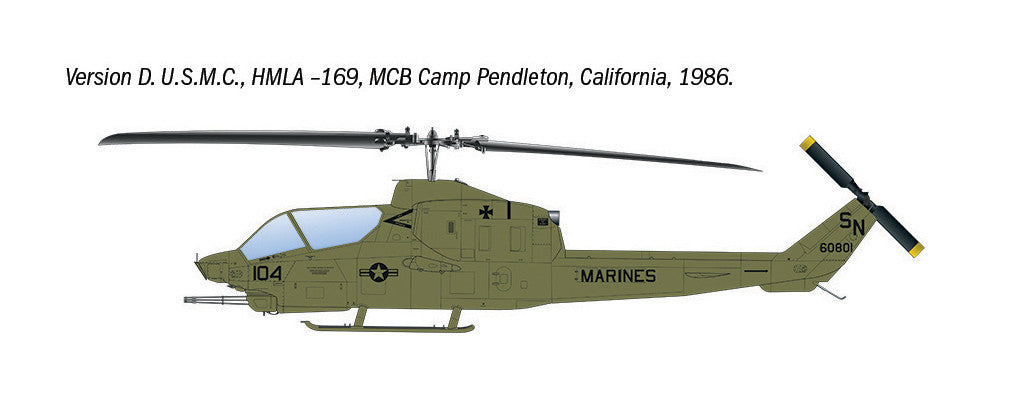 Italeri 90835 AH-1T SeaCobra 1:48 Model Kit