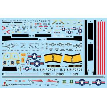 Italeri 91035 HH-53C Super Jolly Green Giant 1:72 Model Kit