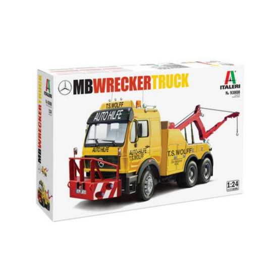 Italeri 93808 Mercedes-Benz Wrecker Truck 1:24 Model Kit