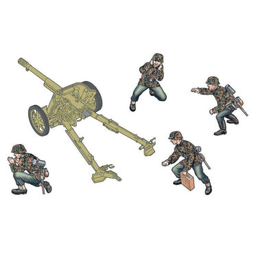Italeri 96460 Pak 97/38 Anti-Tank Gun w/Crew 1:35 Model Kit