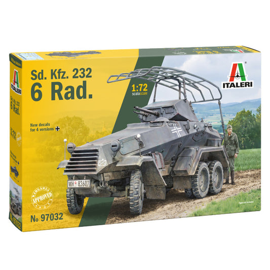 Italeri 97032 Sd.Kfz.232.6 RAD 1:72 Model Kit
