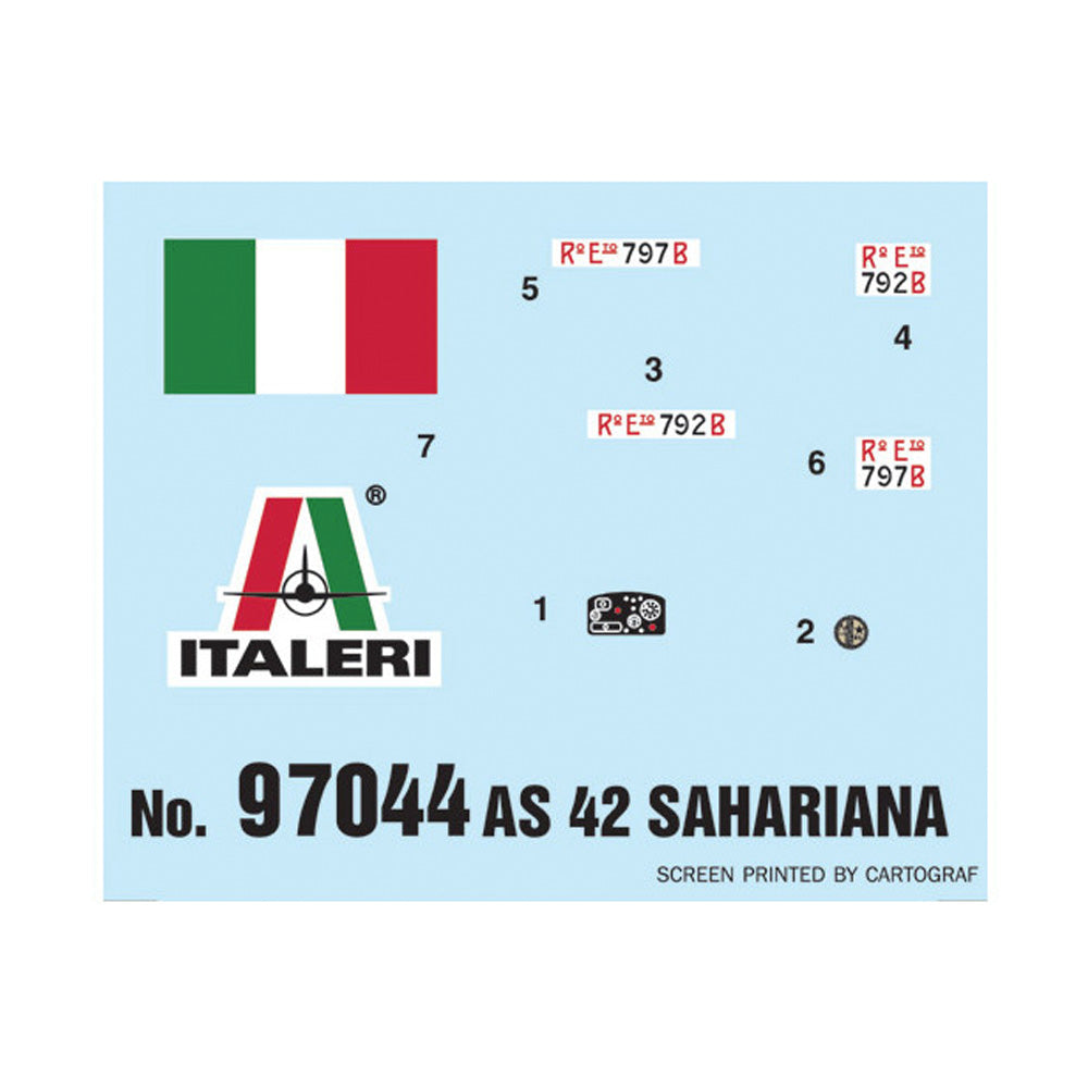 Italeri 97044 AS.42 Sahariana 1:72 Model Kit