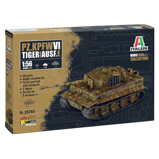 Italeri W25755 Pz.Kpfw VI Tiger I 1:56 Model Kit