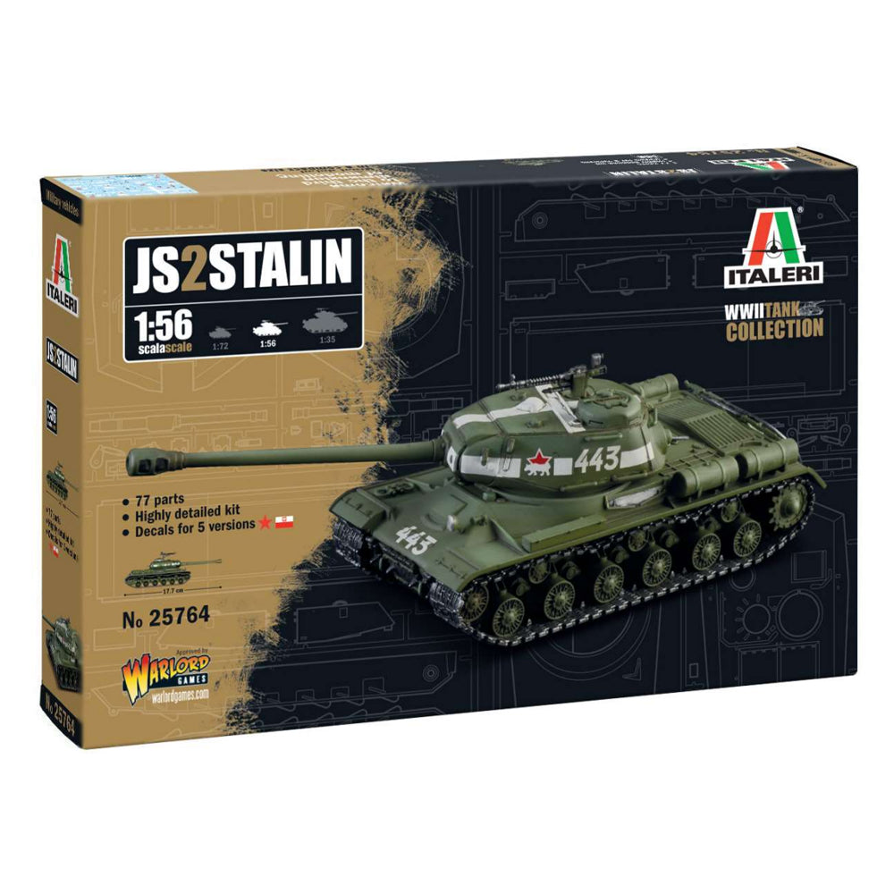 Italeri W25764 Stalin JS.2 Tank 1:56 Model Kit