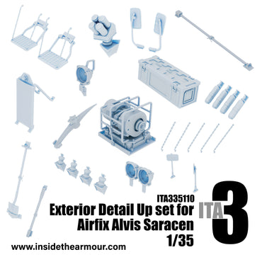 Inside the Armour ITA335110 1:35 Alvis Saracen Exterior Detail Up Set