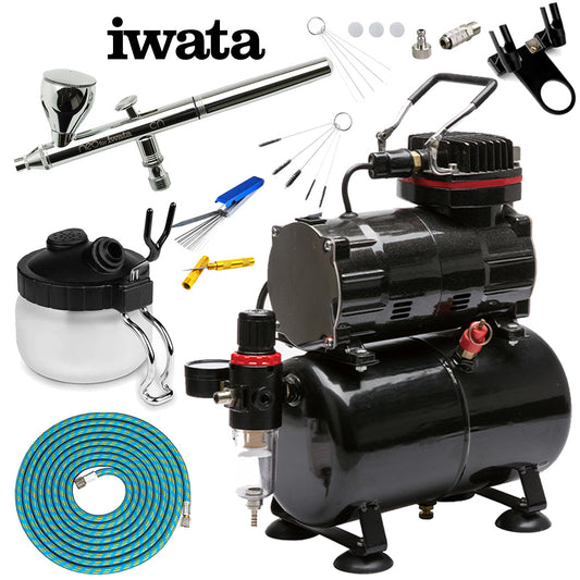 Iwata Neo CN Airbrush Standard Compressor Bundle Kit
