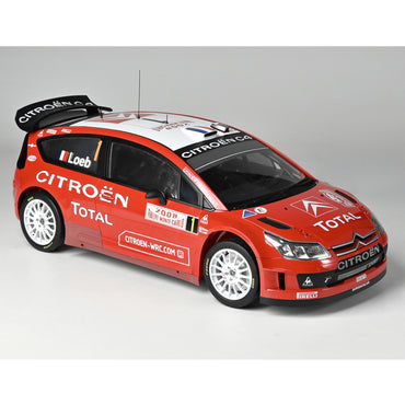 IXO Citroën C4 WRC 2008 Red 1:8 Metal Model Kit