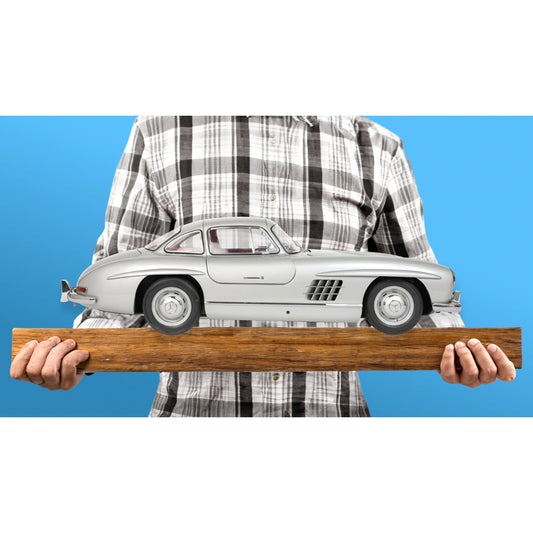 IXO Mercedes 300 SL Silver 1:8 Metal Model Kit