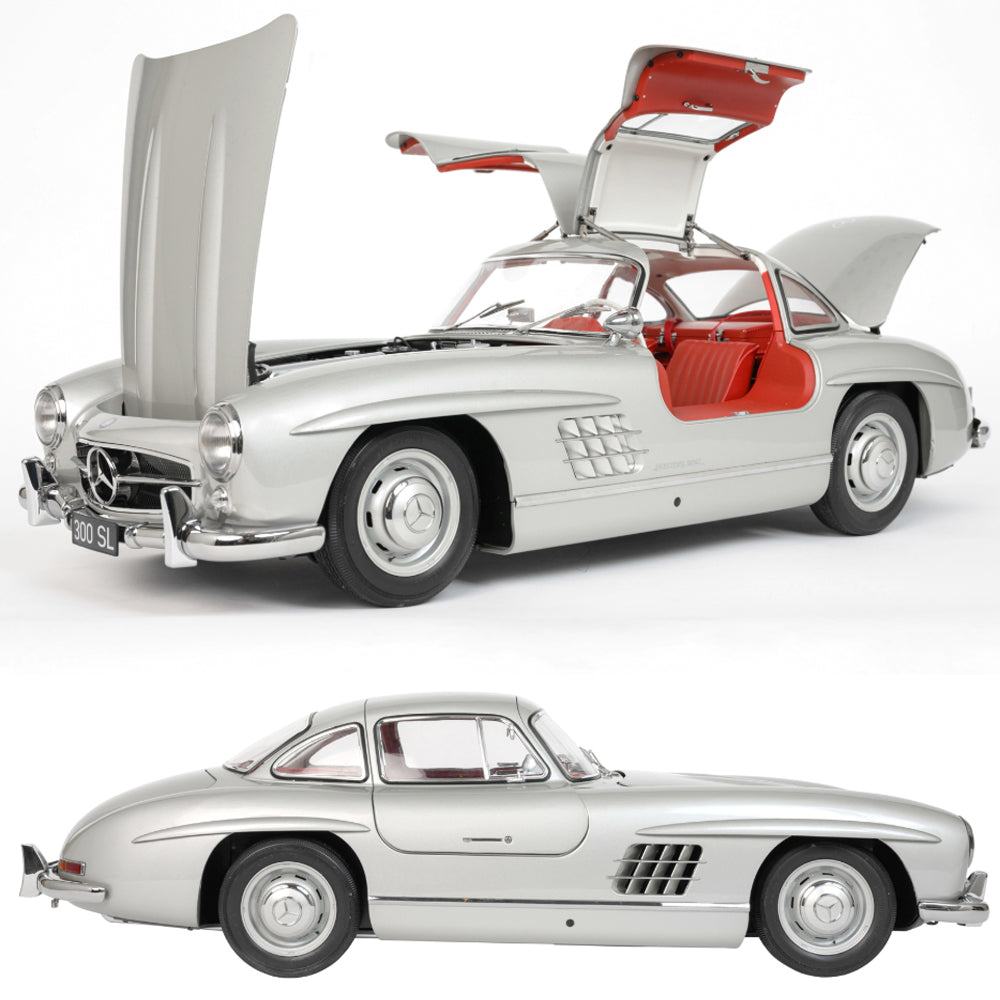 IXO Mercedes 300 SL Silver 1:8 Metal Model Kit