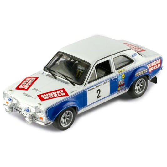 IXO Ford Escort MkI RS 1600 No.2 Circuit of Ireland 1:43 Diecast Car IXRAC438