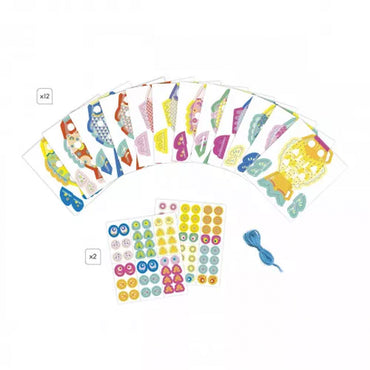 Janod 12 Paper Fish to Create Craft Kit J07730