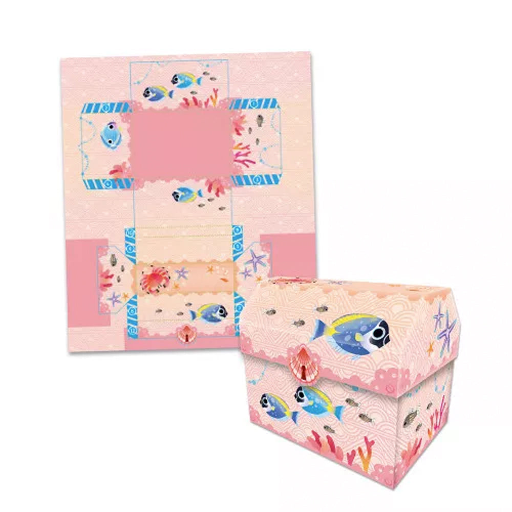 Janod Magic Ocean - 2 Boxes and 18 Origami Shapes Craft Kit J07749