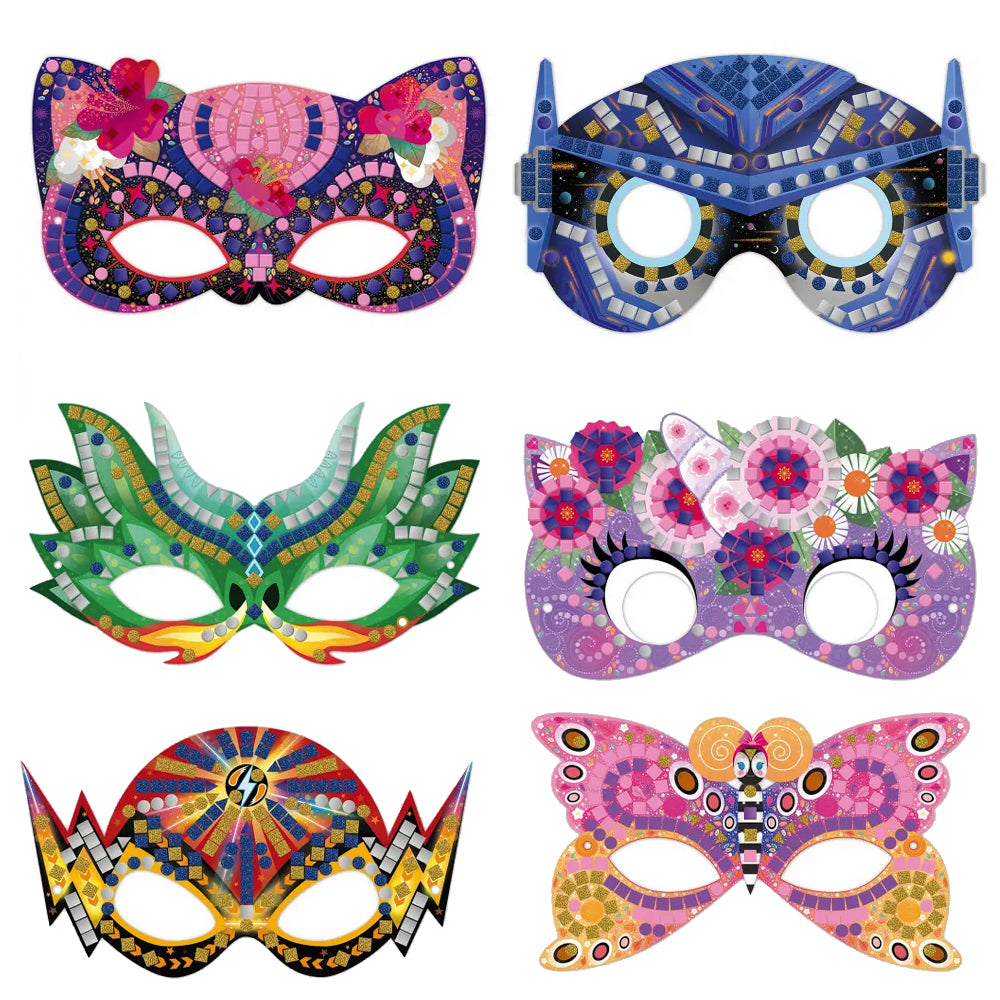 Janod Mosaics Masks Set Craft Kit J07956