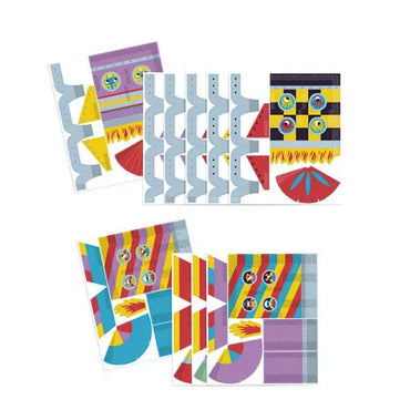 Janod 10 Paper Rockets to Create Craft Kit J07988