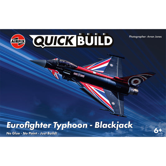 Airfix J6059 QUICKBUILD Eurofighter Typhoon - Blackjack Model Kit Age 6+