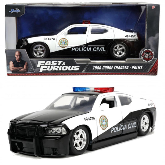 Jada 33665 Fast 5 Dodge Charger Police Car 1:24 Diecast Car