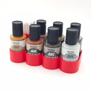 Jadlam 3D Panel Liner Wash Storage Rack & Cotton Bud Holder for Ak Panel Liners