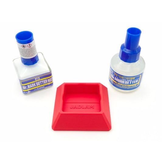 Jadlam 3D Mr Hobby Mr Cement Glue & Mark Setter/Softer Single Holder (Red)