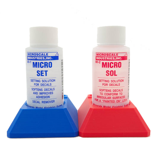 Jadlam 3D Printed Microscale Set & Sol Bundle with Red/Blue Holders