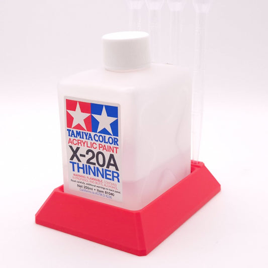 Jadlam 3D Tamiya Thinner Bottle Holder (Red)