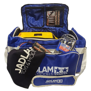 Jadlam TAMIYA RC Car Carry Bag Holdall 1/10 - Blue