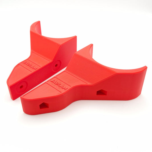 Jadlam 3D Printed RC Car Wall Mount Holder for Tamiya & Tyres Up 88mm - Red