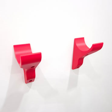 Jadlam 3D Printed RC Car Wall Mount Holder for Tamiya & Tyres Up 88mm - Red